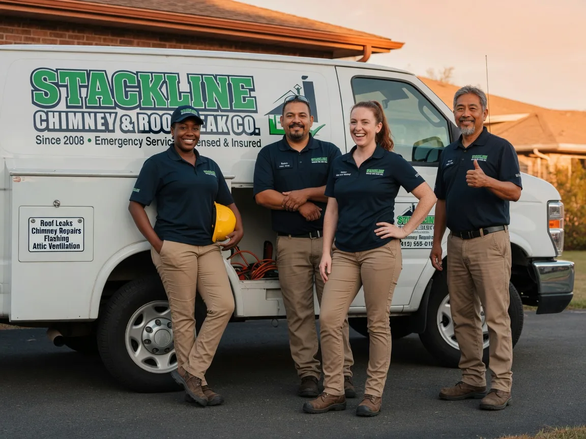 Chimney flashing repair company in Maurice, LA